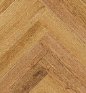 Паркетная доска Living Tree - Дуб Золотистый, Селект (13,5х110х595мм) Английская елка